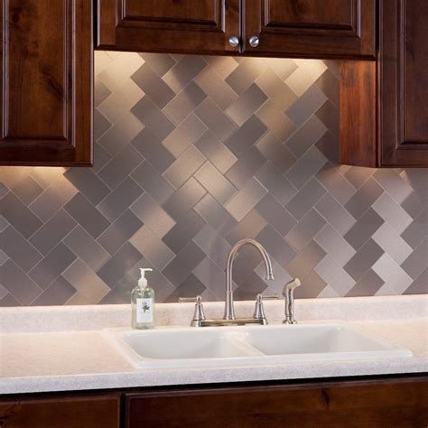 sheet metal for kitchen backsplash|metal wall tiles kitchen backsplash.